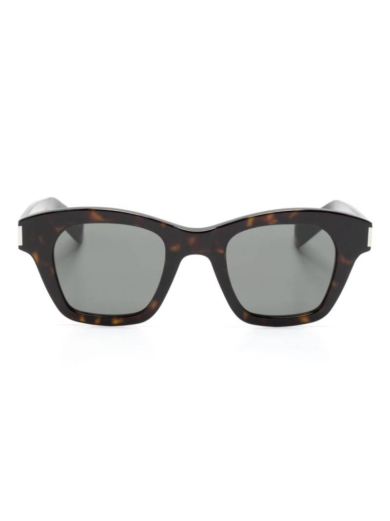 Saint Laurent Eyewear SL 592 square-frame sunglasses - Brown von Saint Laurent Eyewear