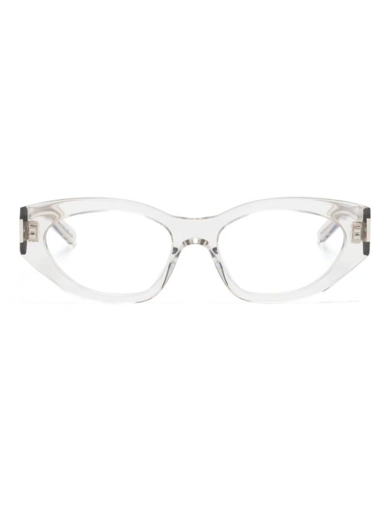 Saint Laurent Eyewear SL 638 cat-eye frame glasses - Neutrals von Saint Laurent Eyewear