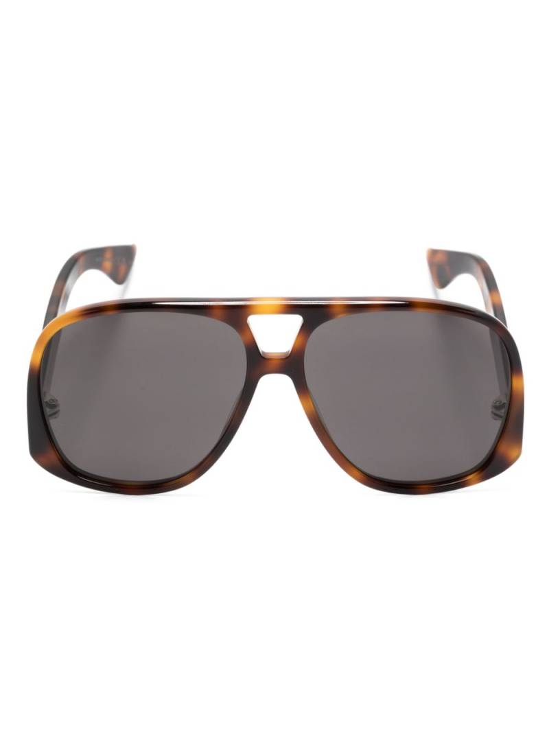 Saint Laurent Eyewear SL 652 pilot-frame sunglasses - Brown von Saint Laurent Eyewear