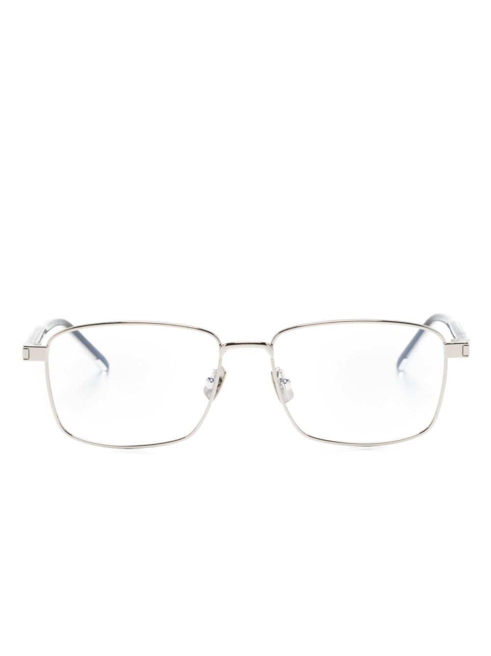 Saint Laurent Eyewear SL 666 square-frame glasses - Silver von Saint Laurent Eyewear