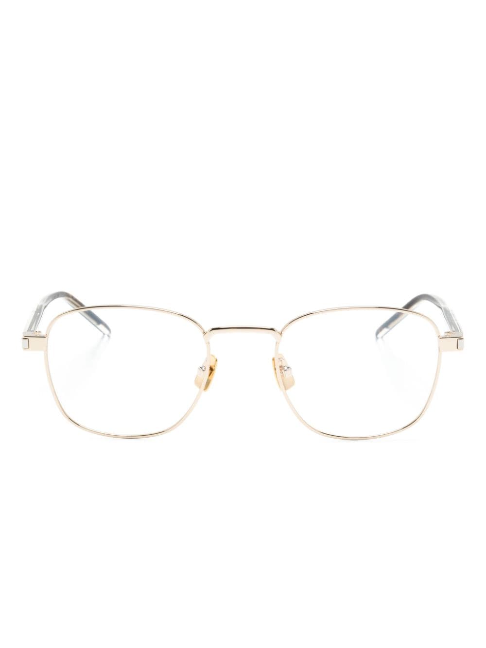 Saint Laurent Eyewear SL 699 square-frame glasses - Gold von Saint Laurent Eyewear