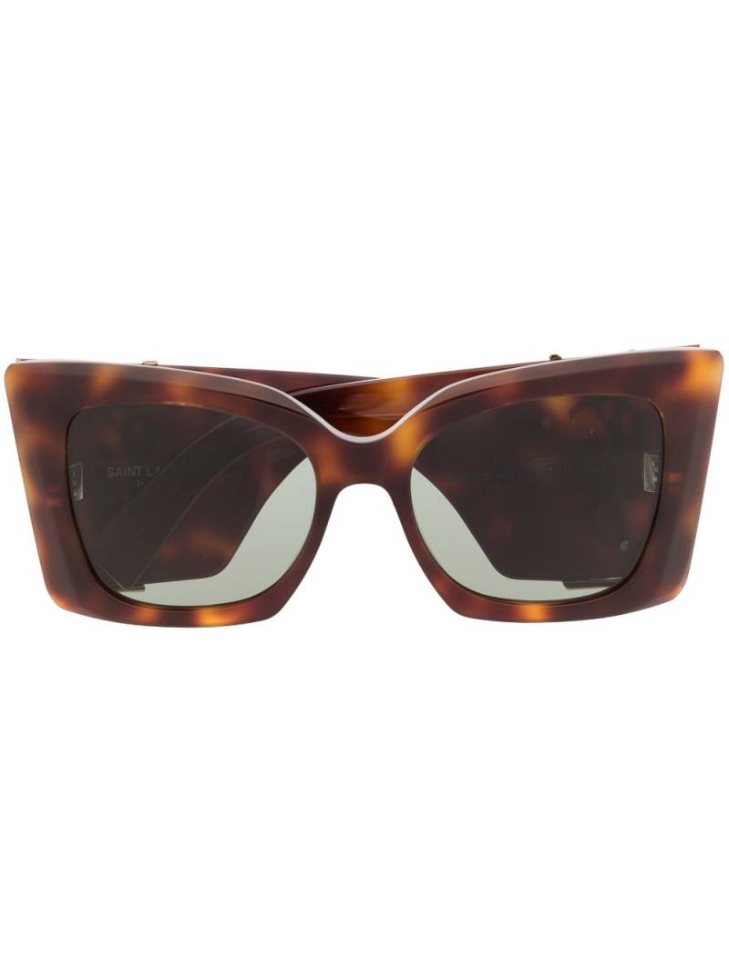 Saint Laurent Eyewear SL M119 oversized cat-eye sunglasses - Brown von Saint Laurent Eyewear