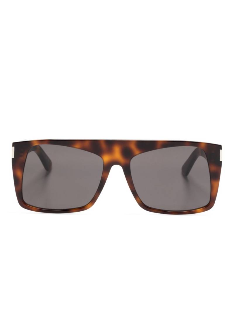 Saint Laurent Eyewear SL651 oversize-frame sunglasses - Brown von Saint Laurent Eyewear