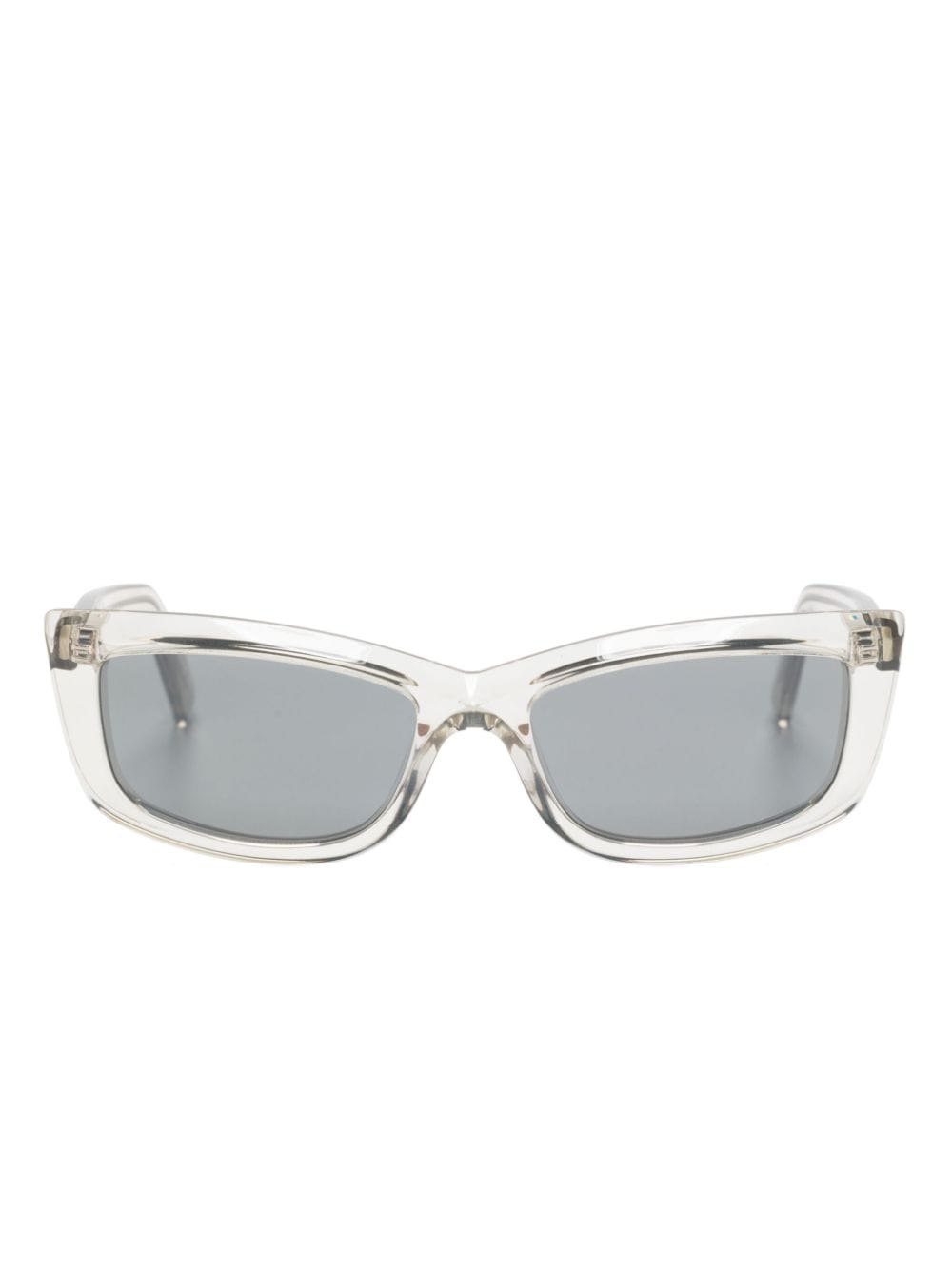 Saint Laurent Eyewear SL658 rectangle-frame sunglasses - Grey von Saint Laurent Eyewear