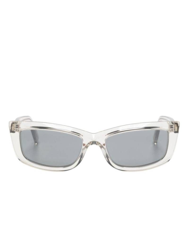 Saint Laurent Eyewear SL658 rectangle-frame sunglasses - Grey von Saint Laurent Eyewear