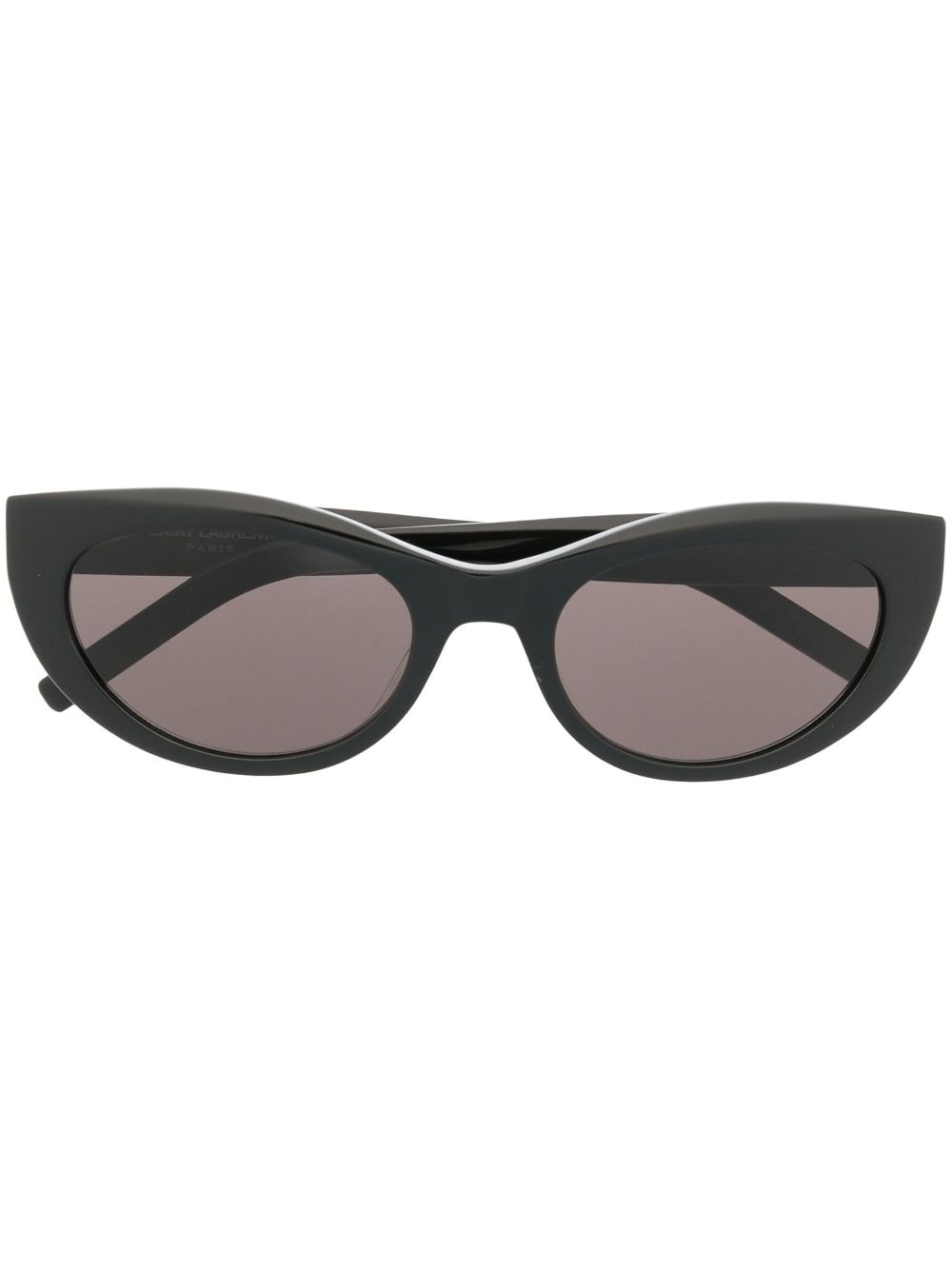 Saint Laurent Eyewear YSL logo-plaque cat-eye sunglasses - Black von Saint Laurent Eyewear