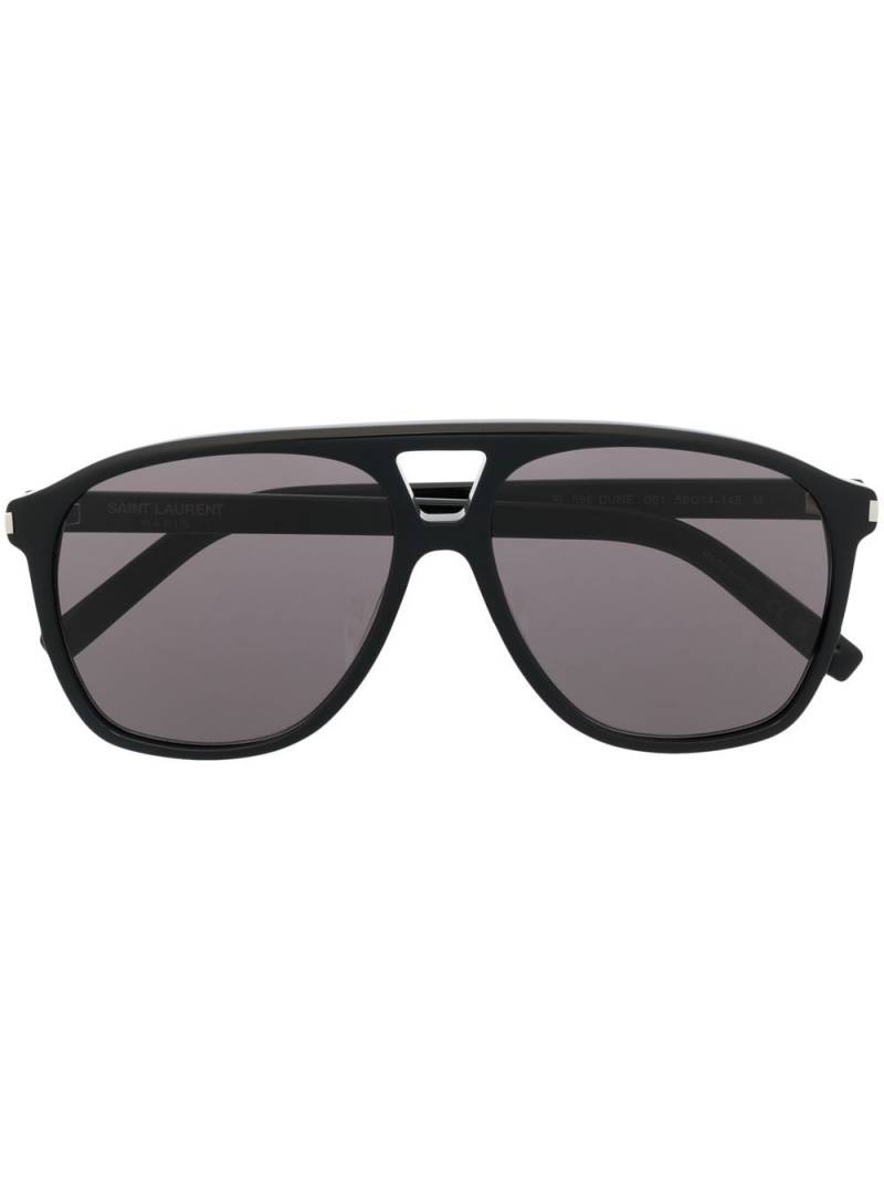 Saint Laurent Eyewear pilot frame sunglasses - Black von Saint Laurent Eyewear