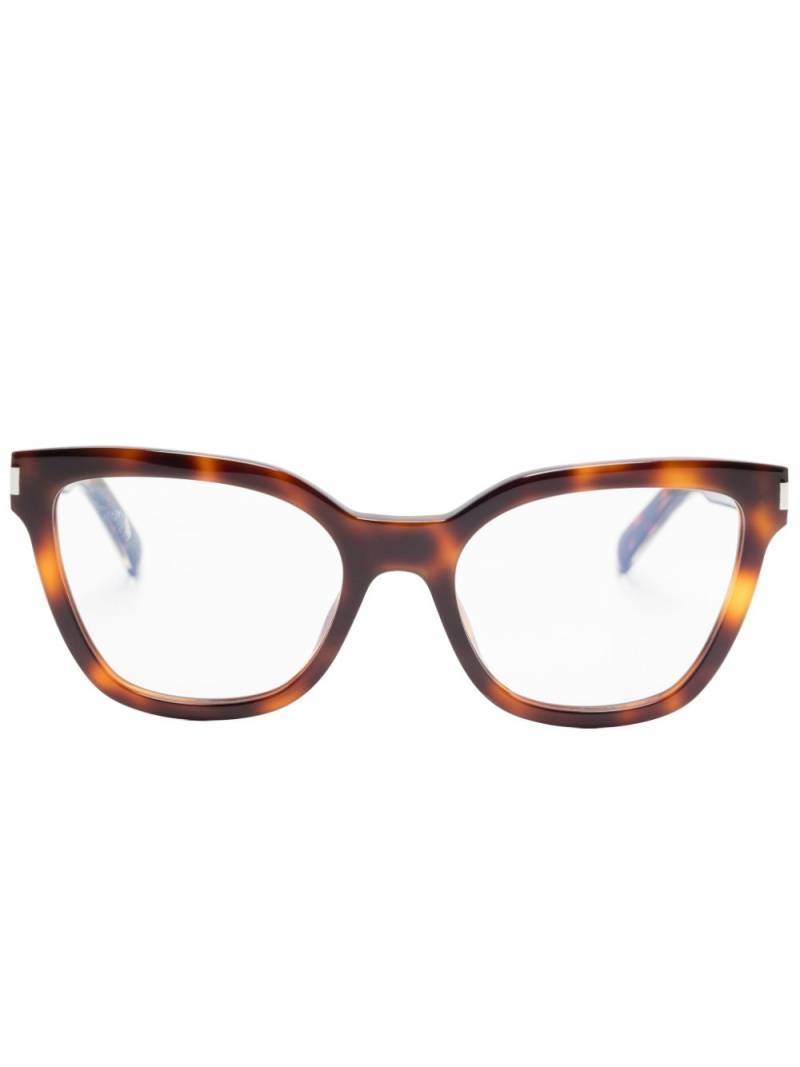 Saint Laurent Eyewear cat-eye glasses - Brown von Saint Laurent Eyewear