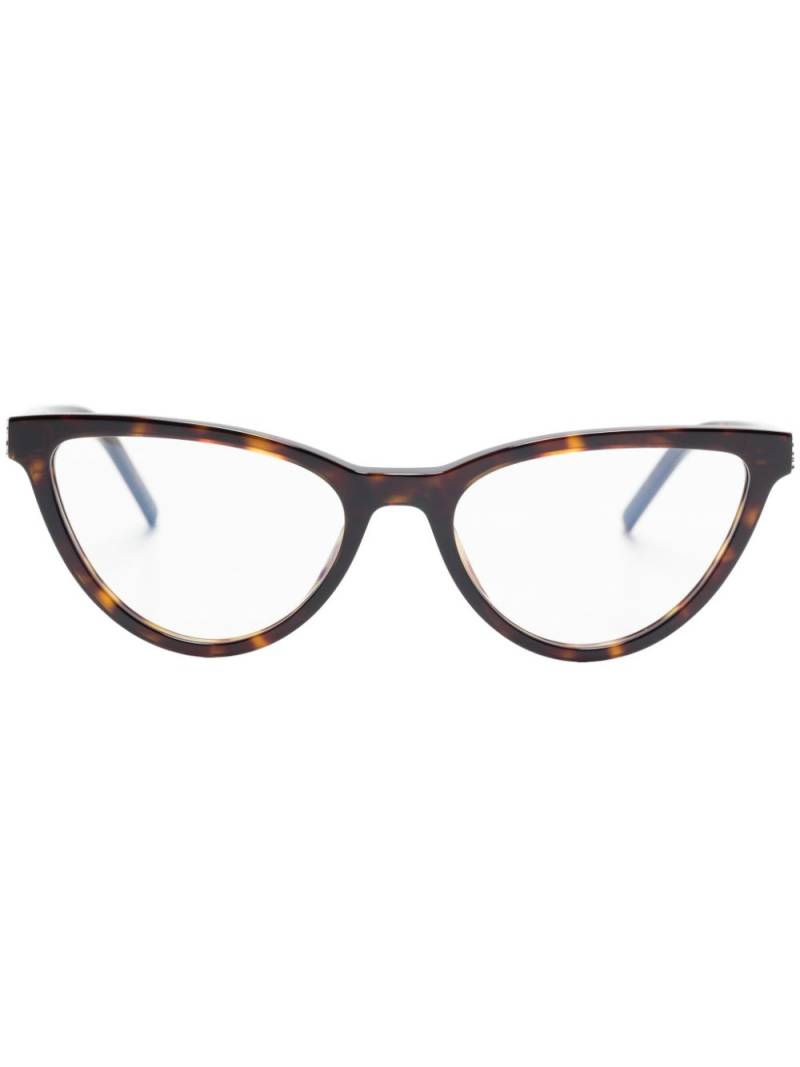 Saint Laurent Eyewear cat-eye glasses - Brown von Saint Laurent Eyewear