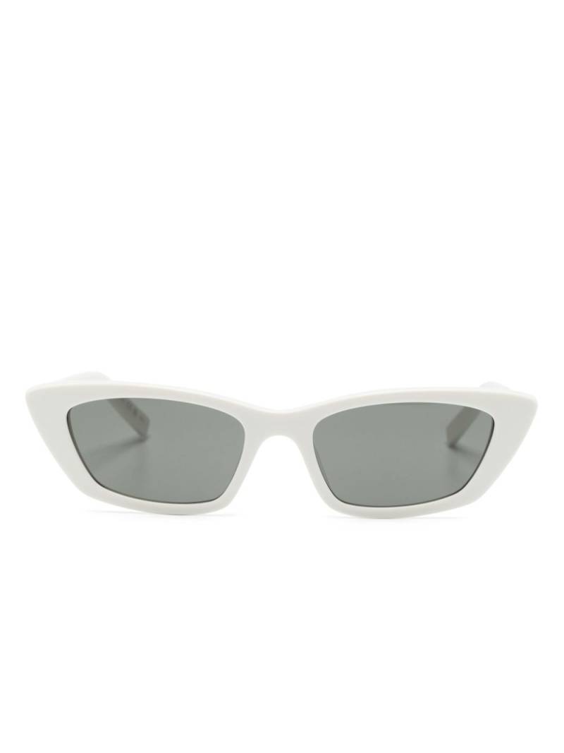 Saint Laurent Eyewear cat-eye sunglasses - White von Saint Laurent Eyewear