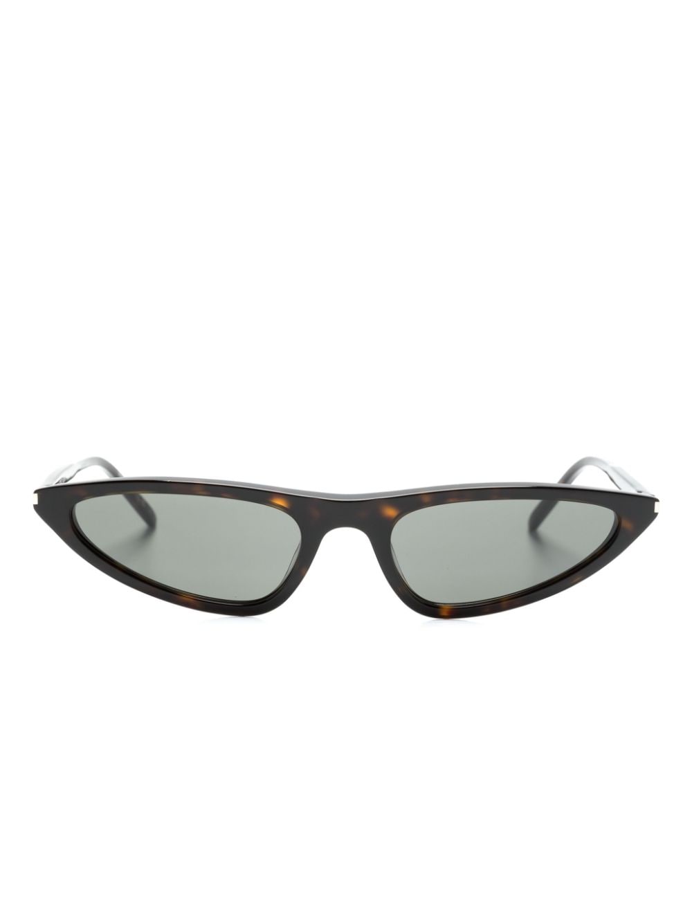 Saint Laurent Eyewear geometric-frame sunglasses - Brown von Saint Laurent Eyewear