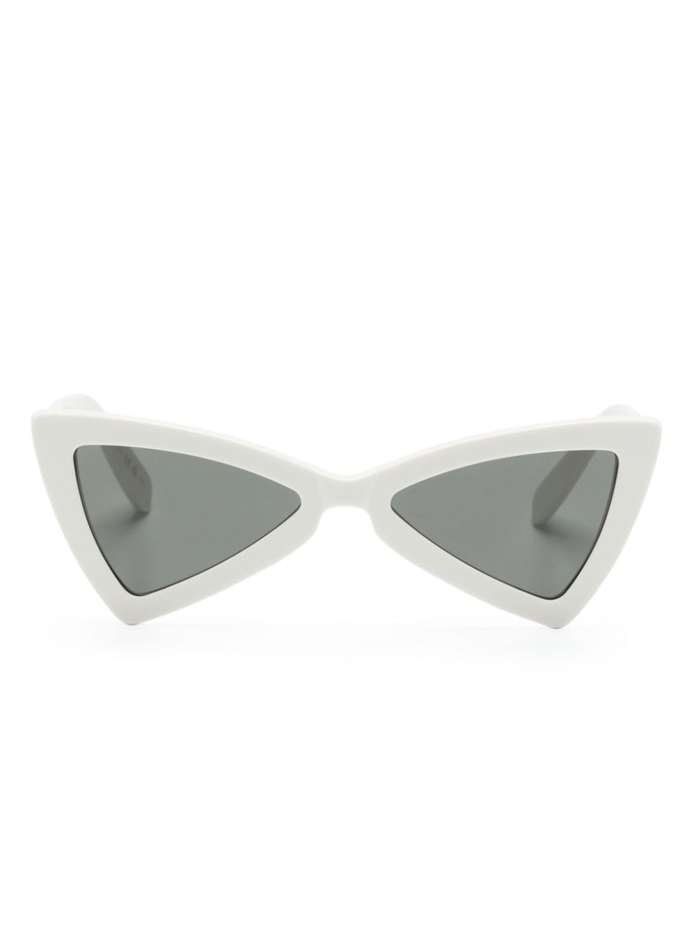 Saint Laurent Eyewear geometric-frame sunglasses - White von Saint Laurent Eyewear