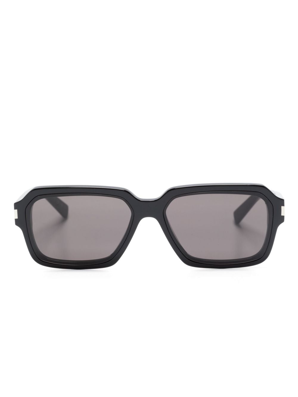 Saint Laurent Eyewear logo-debossed square-frame sunglasses - Black von Saint Laurent Eyewear