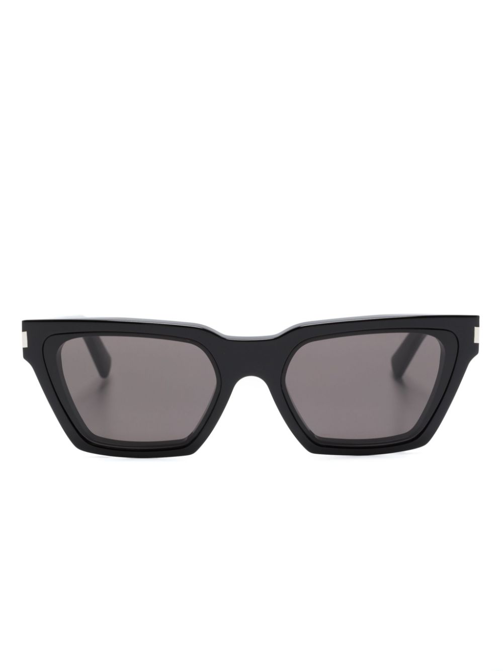 Saint Laurent Eyewear logo-engraved cat-eye sunglasses - Black von Saint Laurent Eyewear