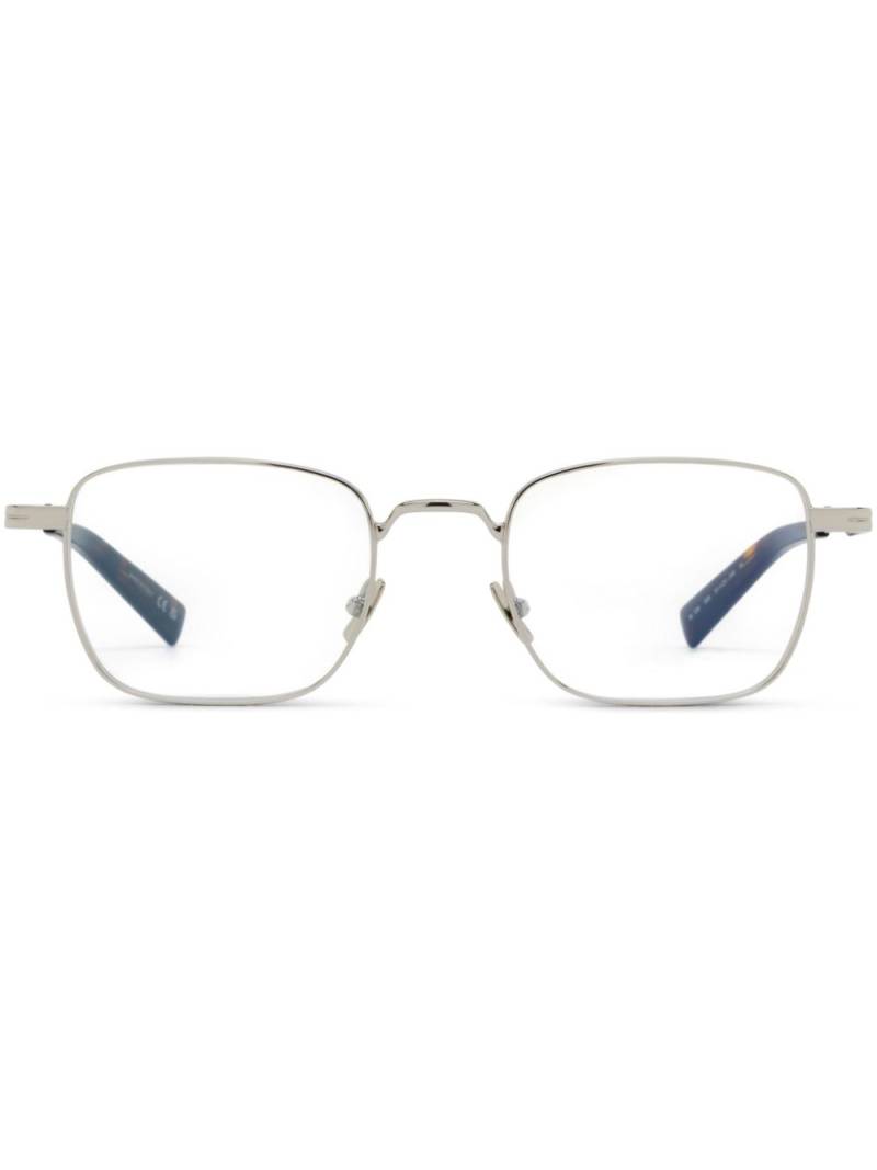 Saint Laurent Eyewear logo-engraved glasses - Silver von Saint Laurent Eyewear