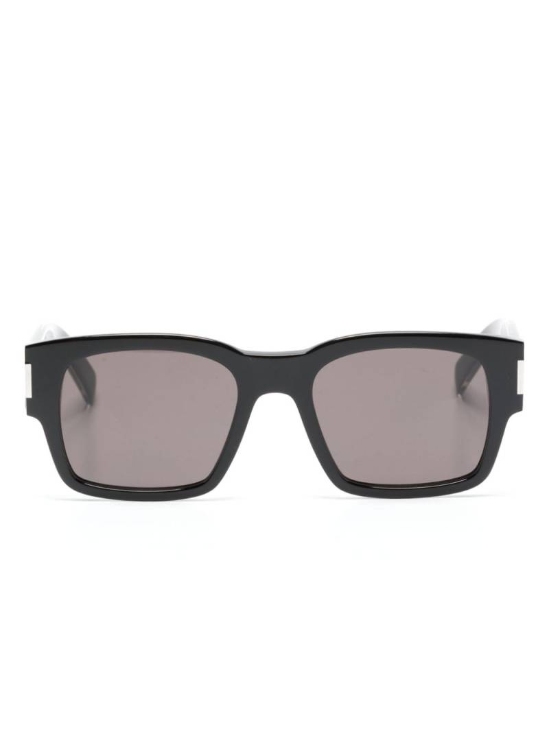 Saint Laurent Eyewear logo-engraved square-frame sunglasses - Black von Saint Laurent Eyewear