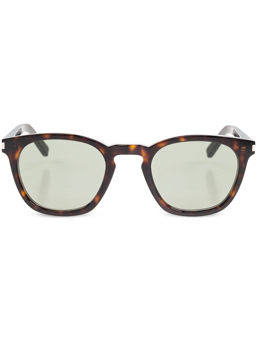 Saint Laurent Eyewear logo-engraved sunglasses - Brown von Saint Laurent Eyewear