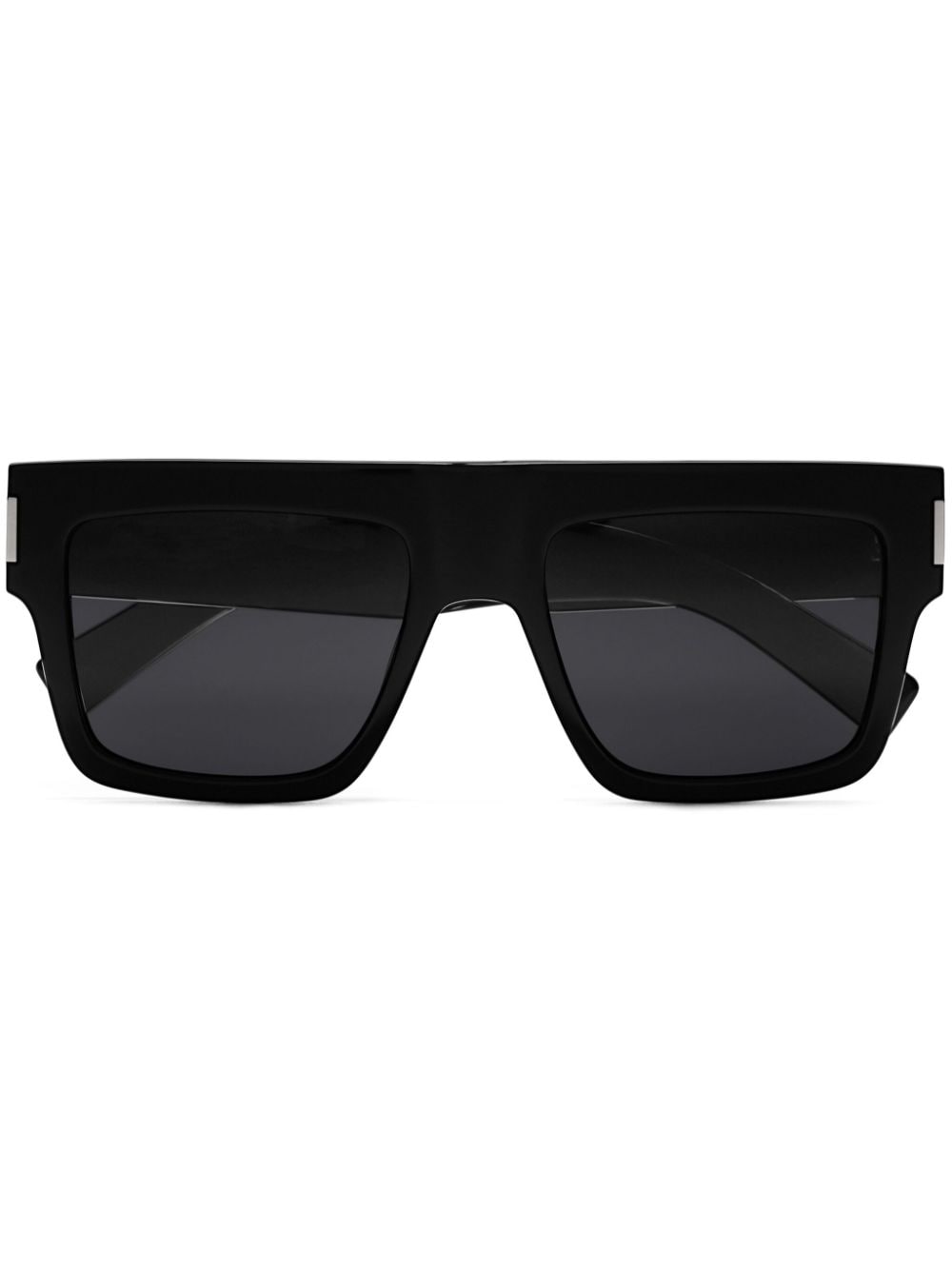 Saint Laurent Eyewear logo-plaque square sunglasses - Black von Saint Laurent Eyewear