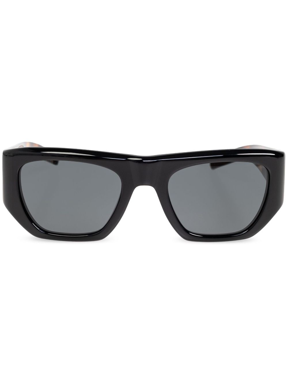 Saint Laurent Eyewear logo-print sunglasses - Black von Saint Laurent Eyewear