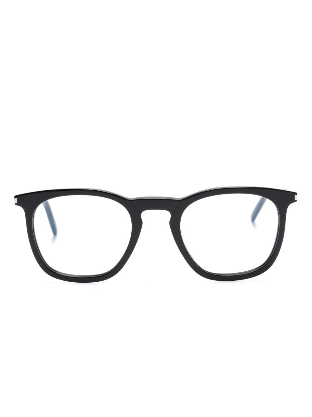 Saint Laurent Eyewear matte-effect square-frame glasses - Black von Saint Laurent Eyewear