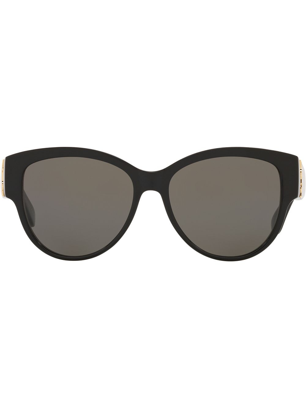 Saint Laurent Eyewear monogram round-frame sunglasses - Black von Saint Laurent Eyewear