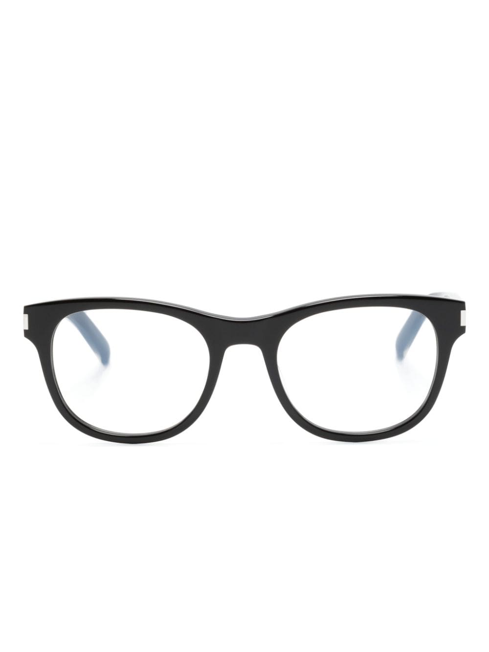 Saint Laurent Eyewear oval-frame glasses - Black von Saint Laurent Eyewear