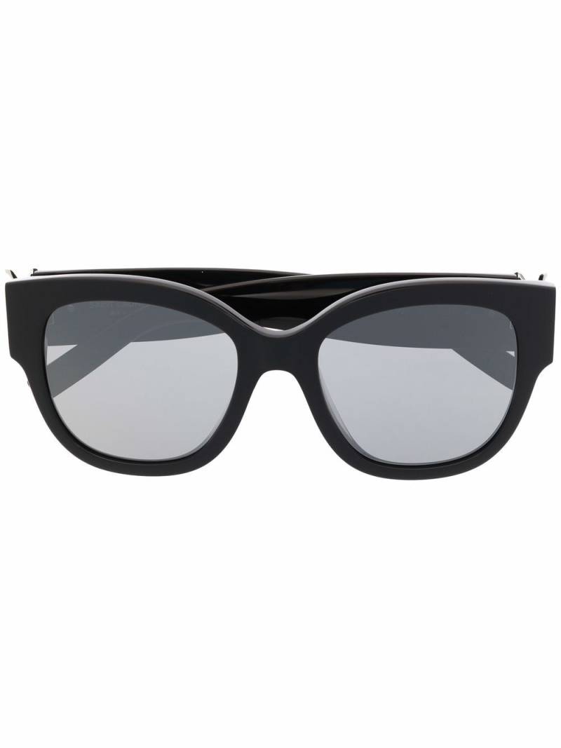 Saint Laurent Eyewear oversize cat-eye frame sunglasses - Black von Saint Laurent Eyewear