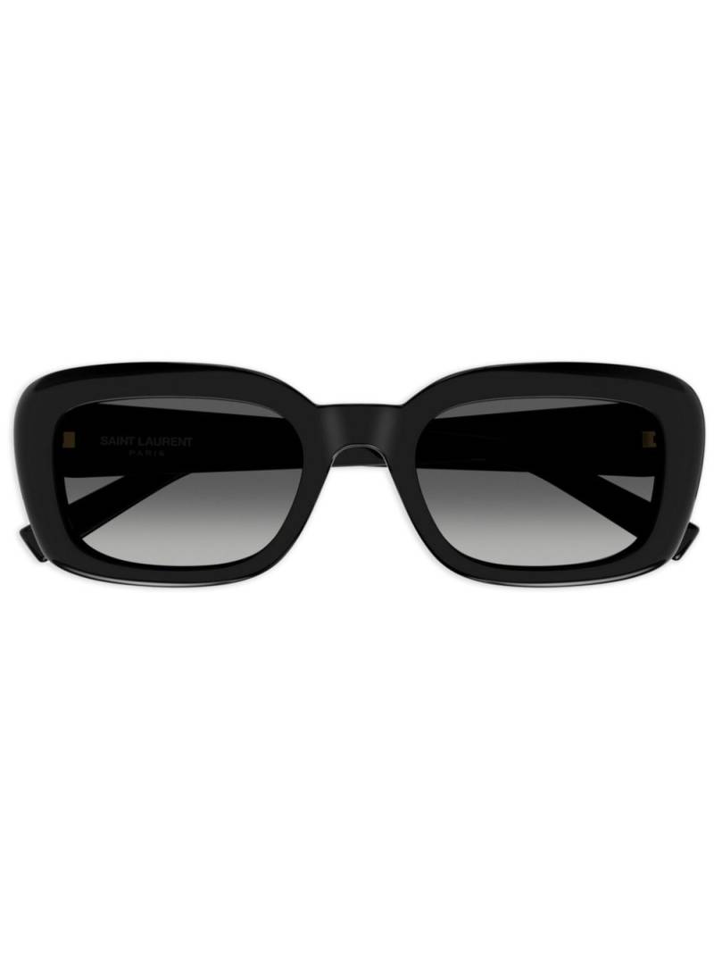 Saint Laurent Eyewear rectangle-frame sunglasses - Black von Saint Laurent Eyewear