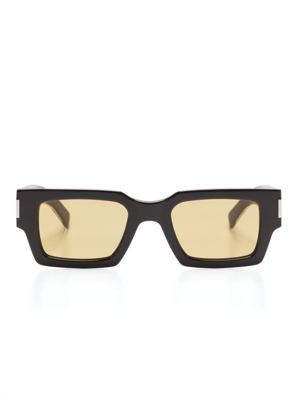 Saint Laurent Eyewear rectangle-frame sunglasses - Brown von Saint Laurent Eyewear