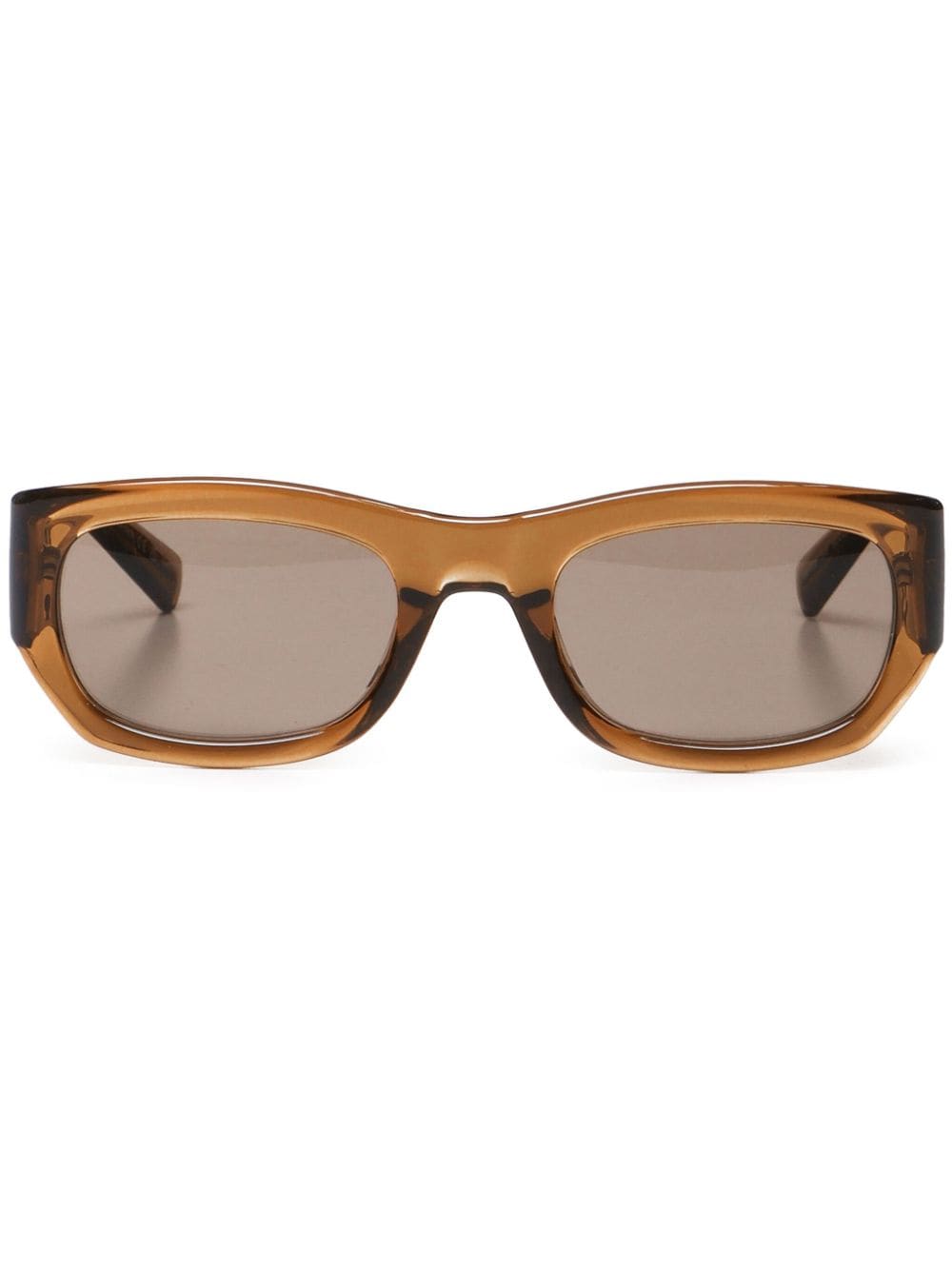 Saint Laurent Eyewear rectangle-frame sunglasses - Brown von Saint Laurent Eyewear