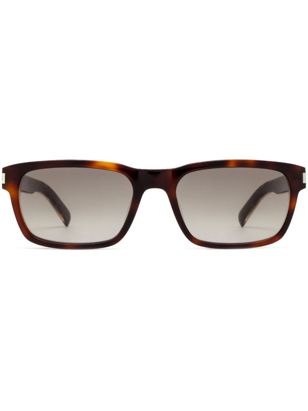 Saint Laurent Eyewear rectangle-frame tortoiseshell sunglasses - Brown von Saint Laurent Eyewear