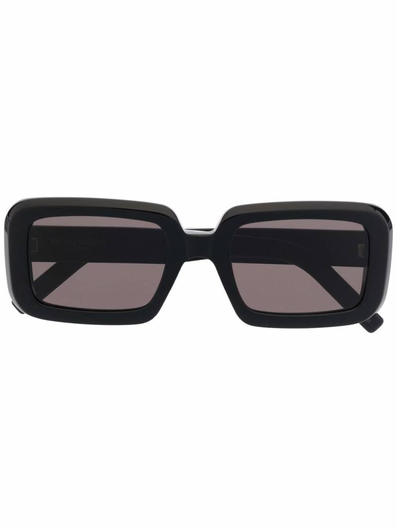 Saint Laurent Eyewear rectangular-frame sunglasses - Black von Saint Laurent Eyewear