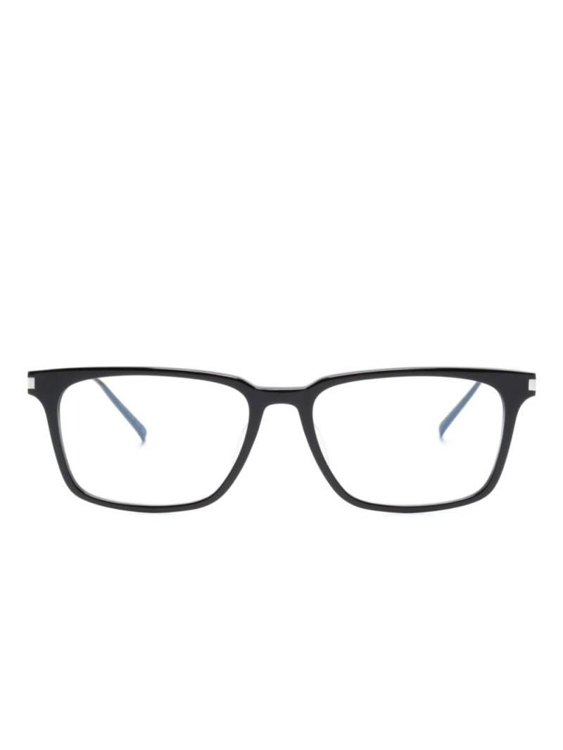 Saint Laurent Eyewear square-frame clear-lenses glasses - Black von Saint Laurent Eyewear