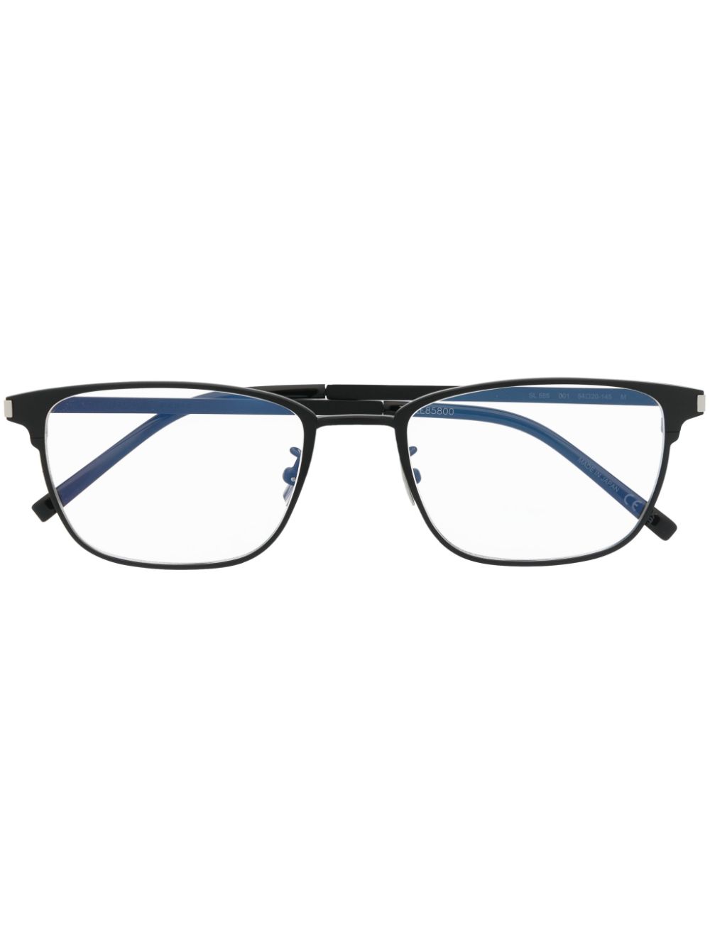 Saint Laurent Eyewear square-frame glasses - Black von Saint Laurent Eyewear