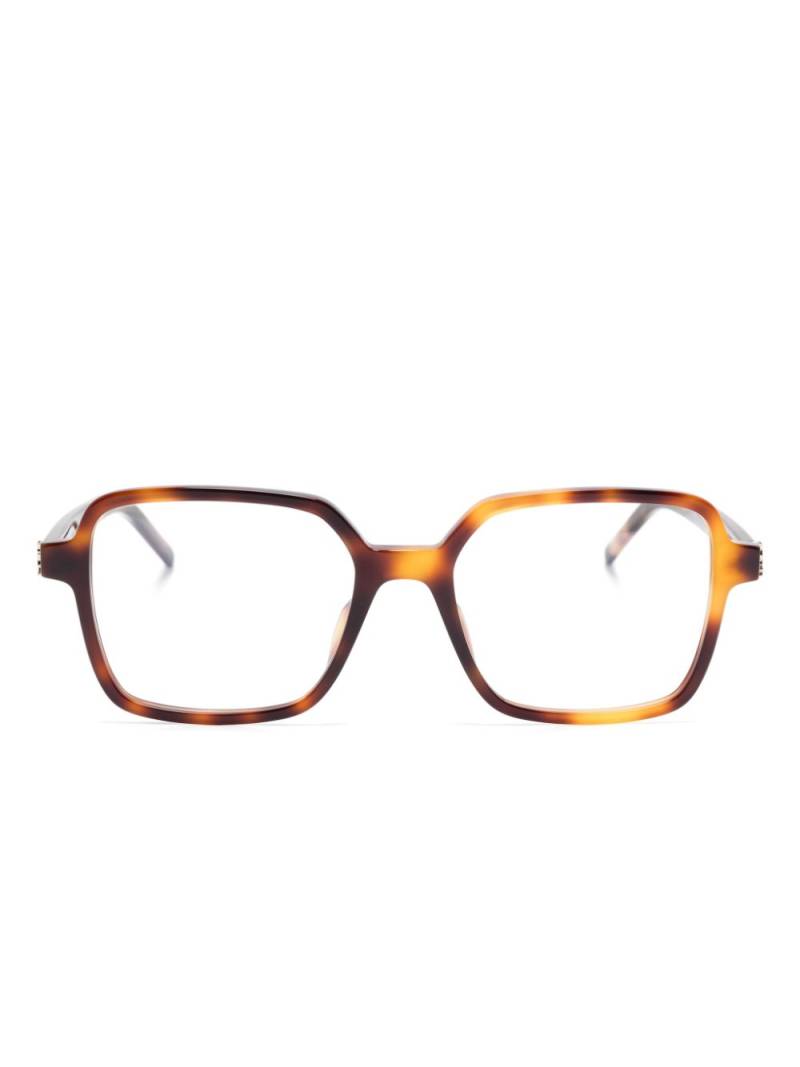 Saint Laurent Eyewear square-frame glasses - Brown von Saint Laurent Eyewear