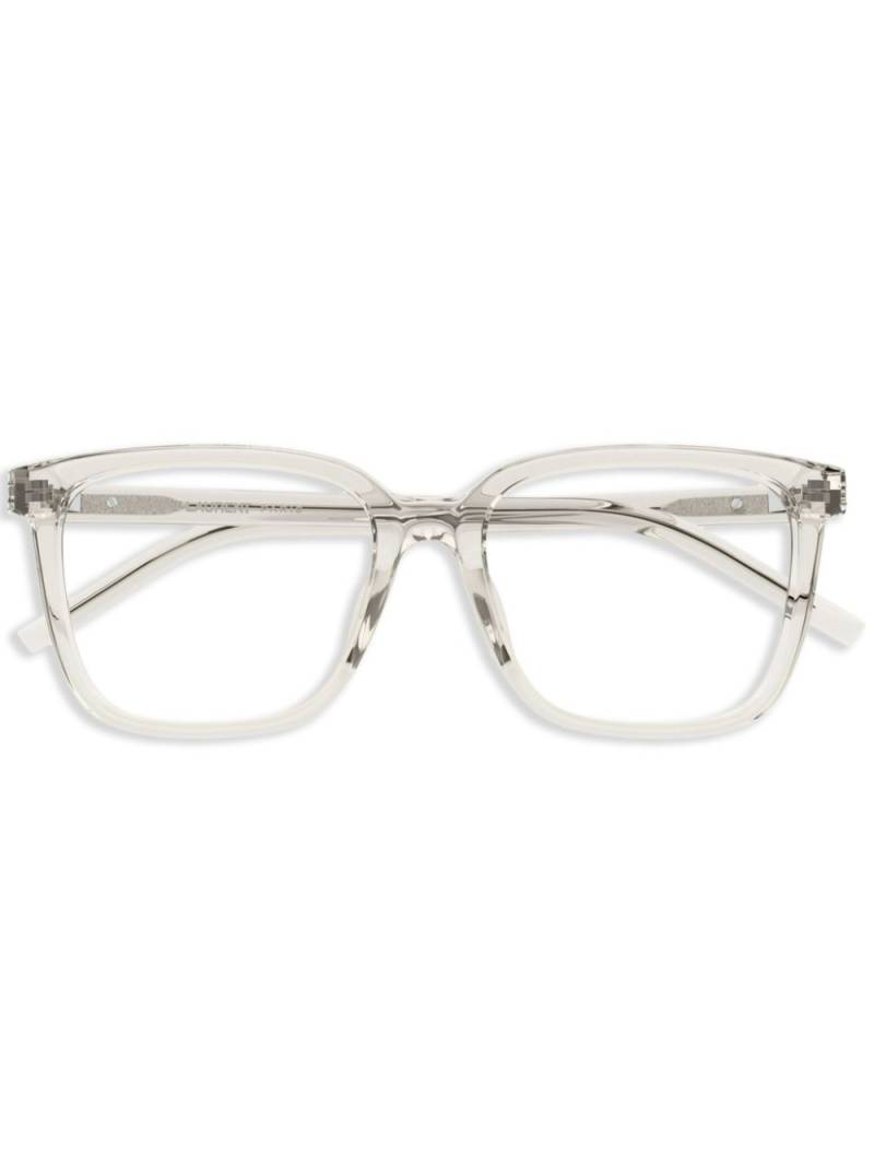 Saint Laurent Eyewear square-frame glasses - Neutrals von Saint Laurent Eyewear