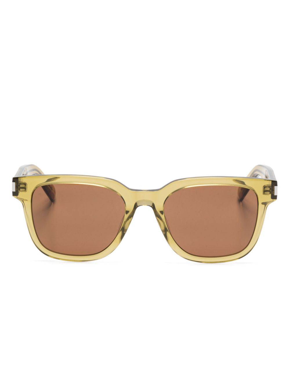 Saint Laurent Eyewear square-frame sunglasses - Green von Saint Laurent Eyewear