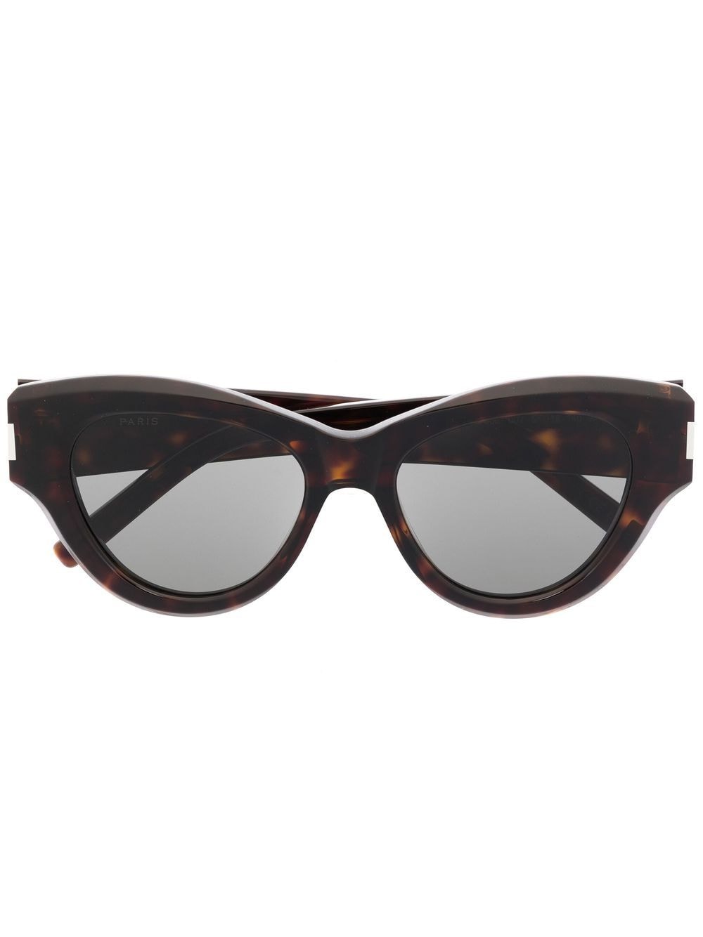 Saint Laurent Eyewear tortoise-shell cat-eye sunglasses - Brown von Saint Laurent Eyewear