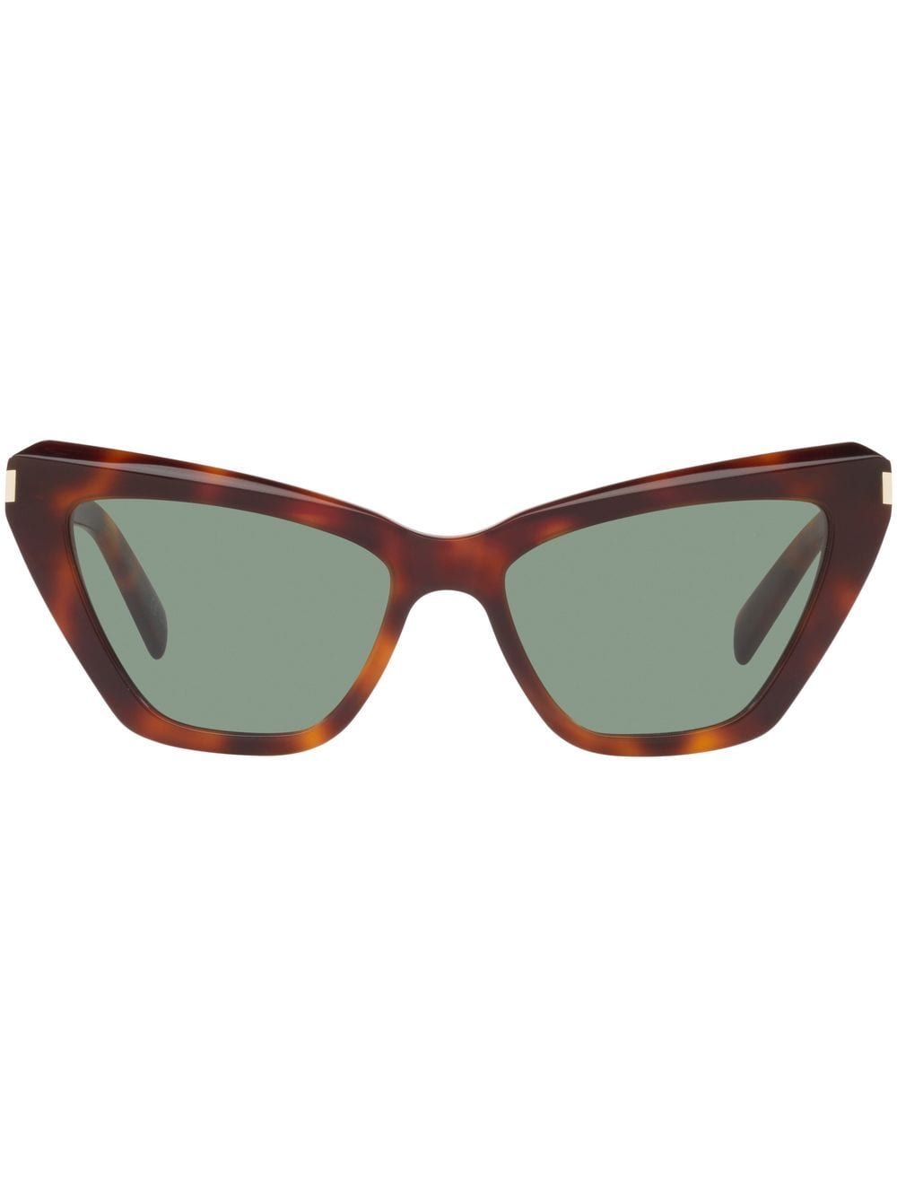 Saint Laurent Eyewear tortoiseshell-effect cat-eye sunglasses - Brown von Saint Laurent Eyewear
