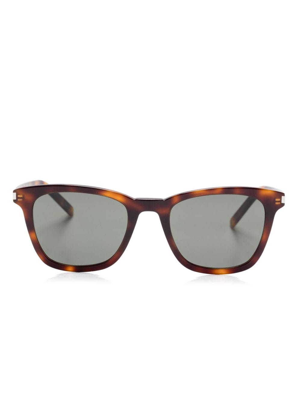 Saint Laurent Eyewear tortoiseshell-effect sunglasses - Brown von Saint Laurent Eyewear