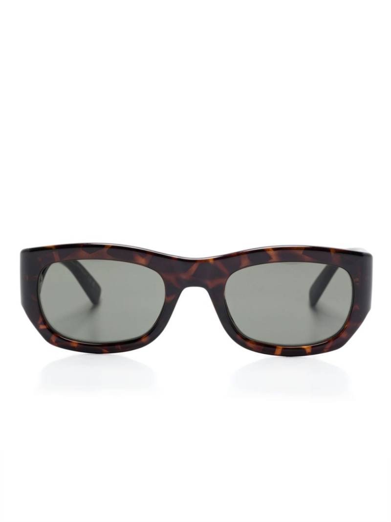 Saint Laurent Eyewear tortoiseshell-effect sunglasses - Brown von Saint Laurent Eyewear