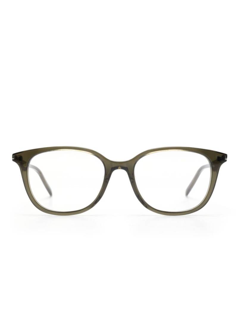 Saint Laurent Eyewear translucent-design wayfarer glasses - Green von Saint Laurent Eyewear