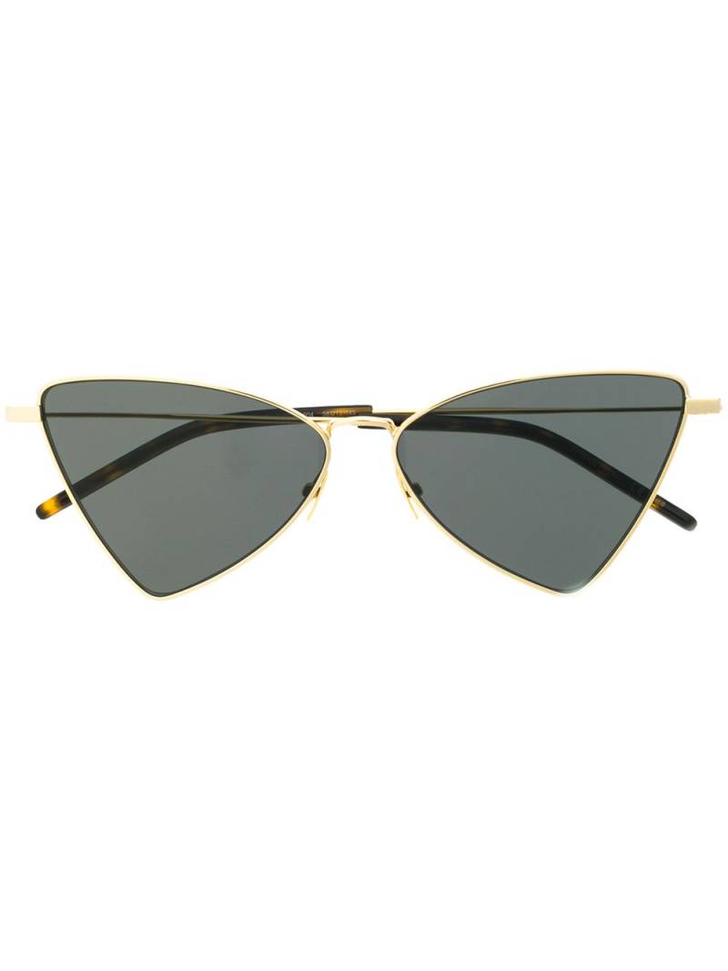 Saint Laurent Eyewear triangular frame sunglasses - Gold von Saint Laurent Eyewear