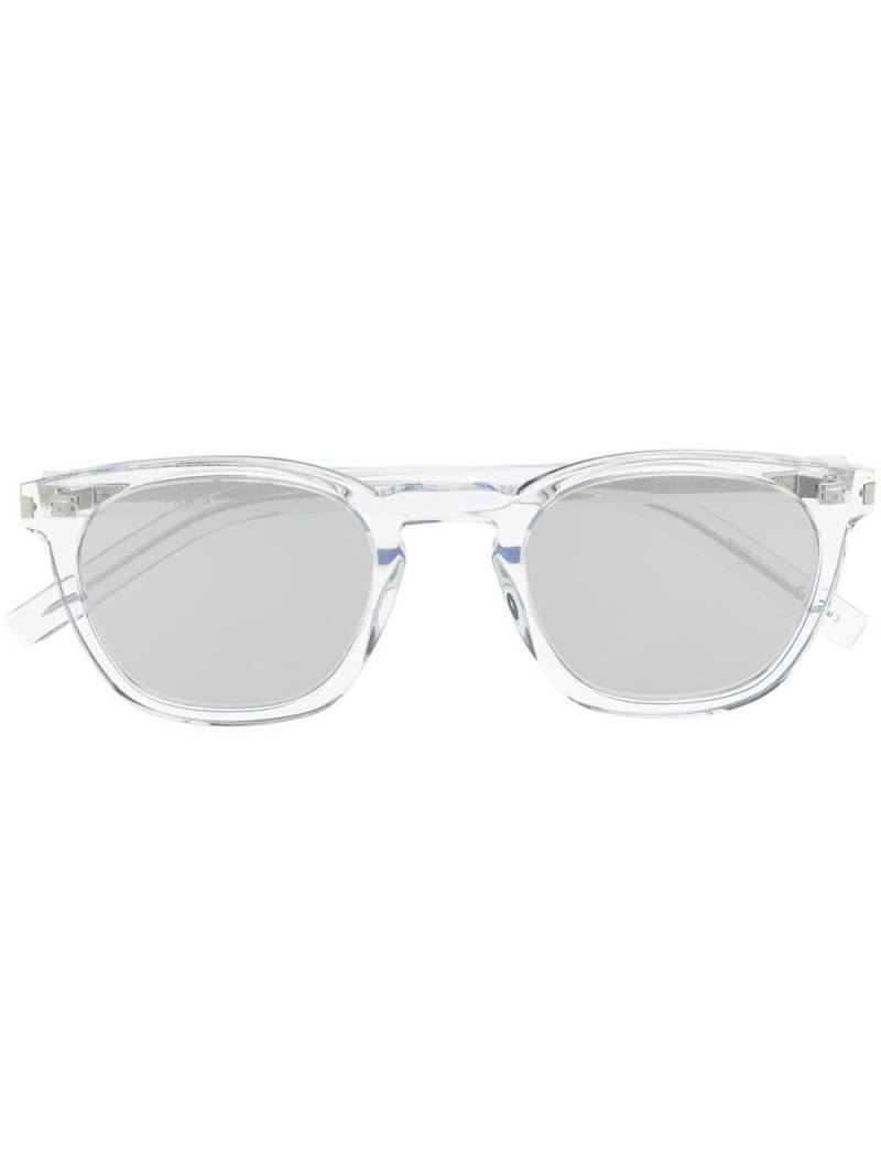 Saint Laurent Eyewear wayfarer-frame sunglasses - Blue von Saint Laurent Eyewear