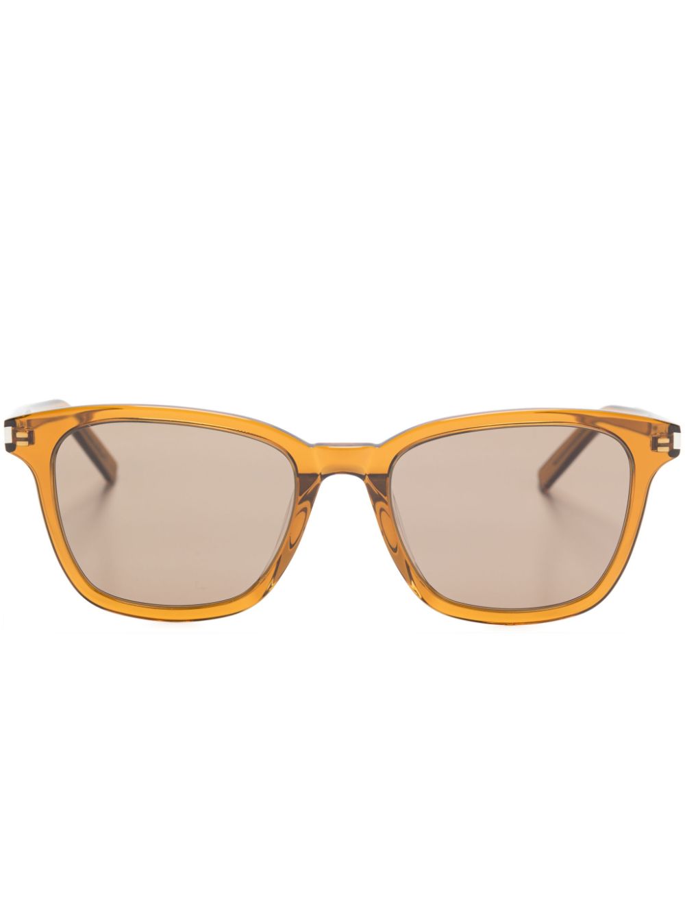 Saint Laurent Eyewear wayfarer-frame sunglasses - Brown von Saint Laurent Eyewear