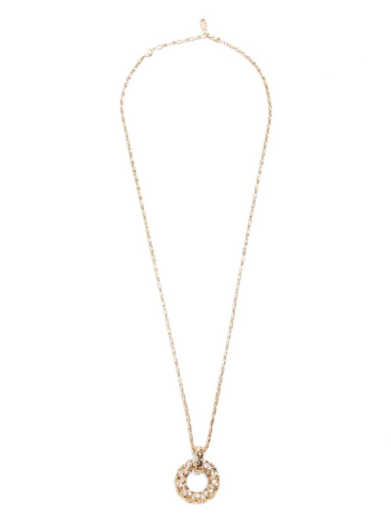 Saint Laurent Pre-Owned 1990s rhinestone necklace - Gold von Saint Laurent Pre-Owned