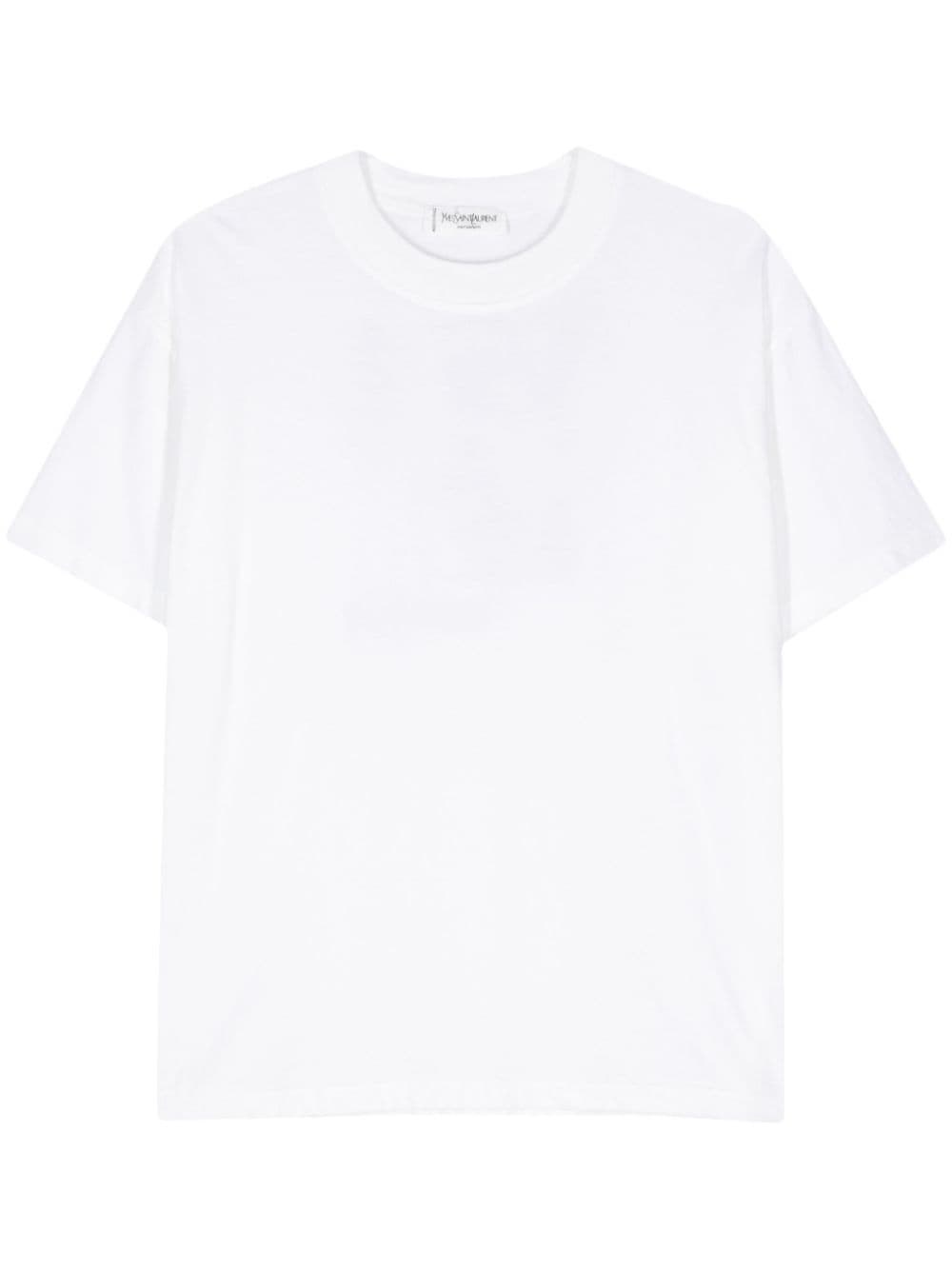 Saint Laurent Pre-Owned 1997s logo-print T-shirt - White von Saint Laurent Pre-Owned