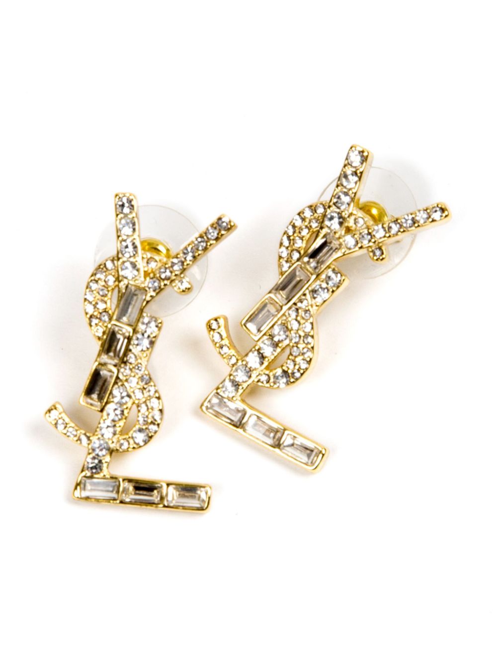 Saint Laurent Pre-Owned 2000 YSL stud earrings - Gold von Saint Laurent Pre-Owned