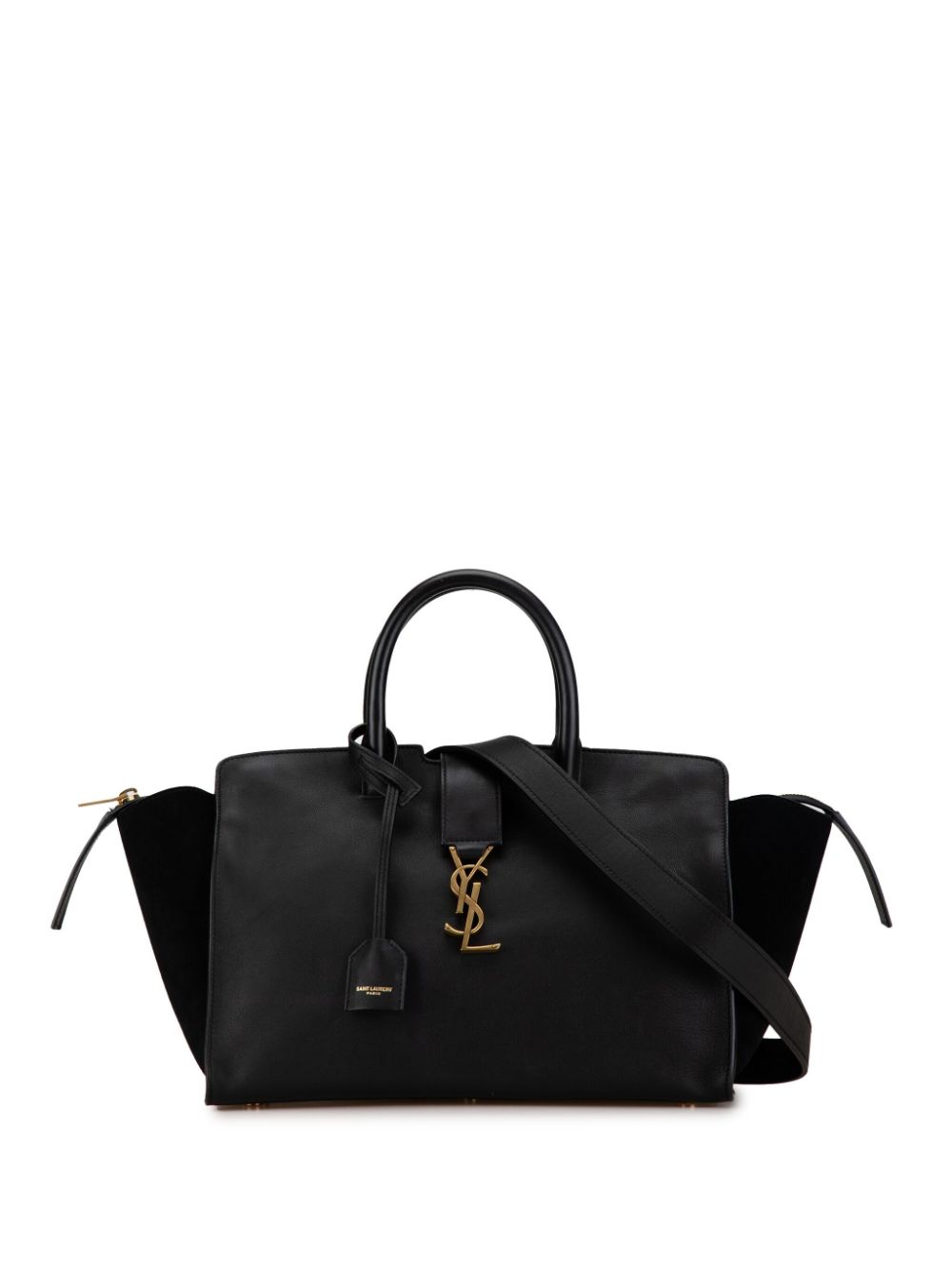 Saint Laurent Pre-Owned 2017 Baby Leather Downtown Cabas satchel - Black von Saint Laurent Pre-Owned