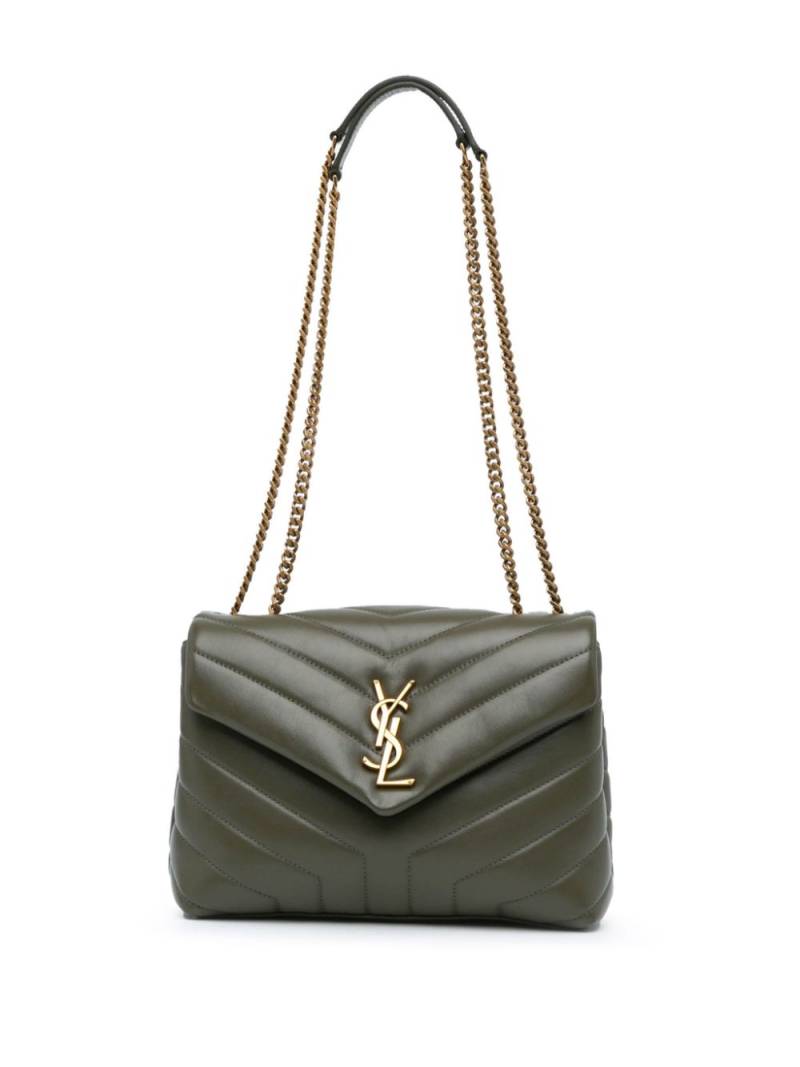 Saint Laurent Pre-Owned 2019 Small Monogram Matelasse LouLou shoulder bag - Green von Saint Laurent Pre-Owned